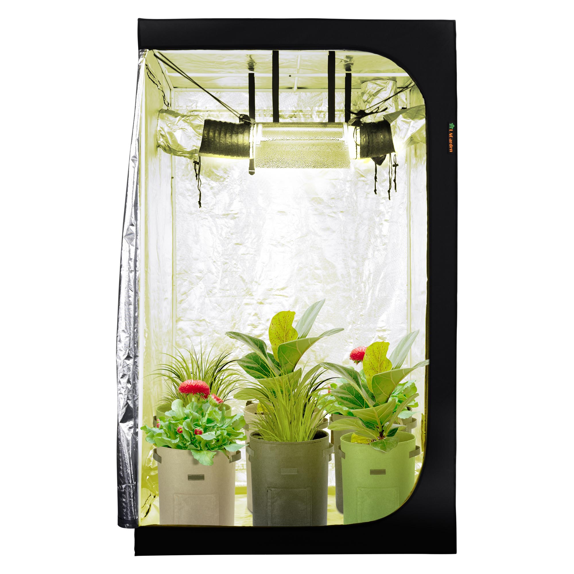 Indoor Garden Kit - 90x90x180cm Indoor Grow Tent, Complete Plant