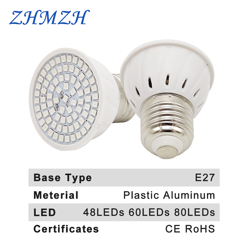 E27 LED Plant Growing Lamp Bul - Plant Grow Light Full Spectrum review and price