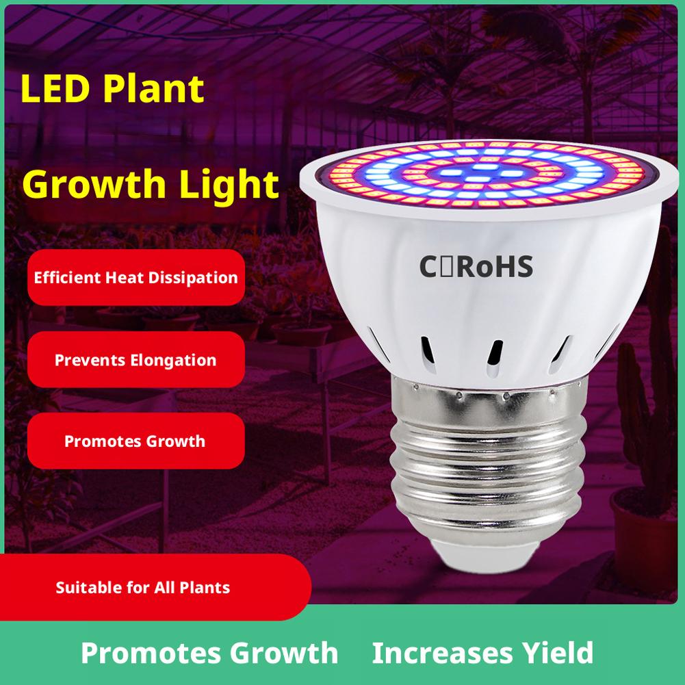 LED Grow Bulb E27 60 80LEDs Fu - Plant Grow Light Full Spectrum review and price