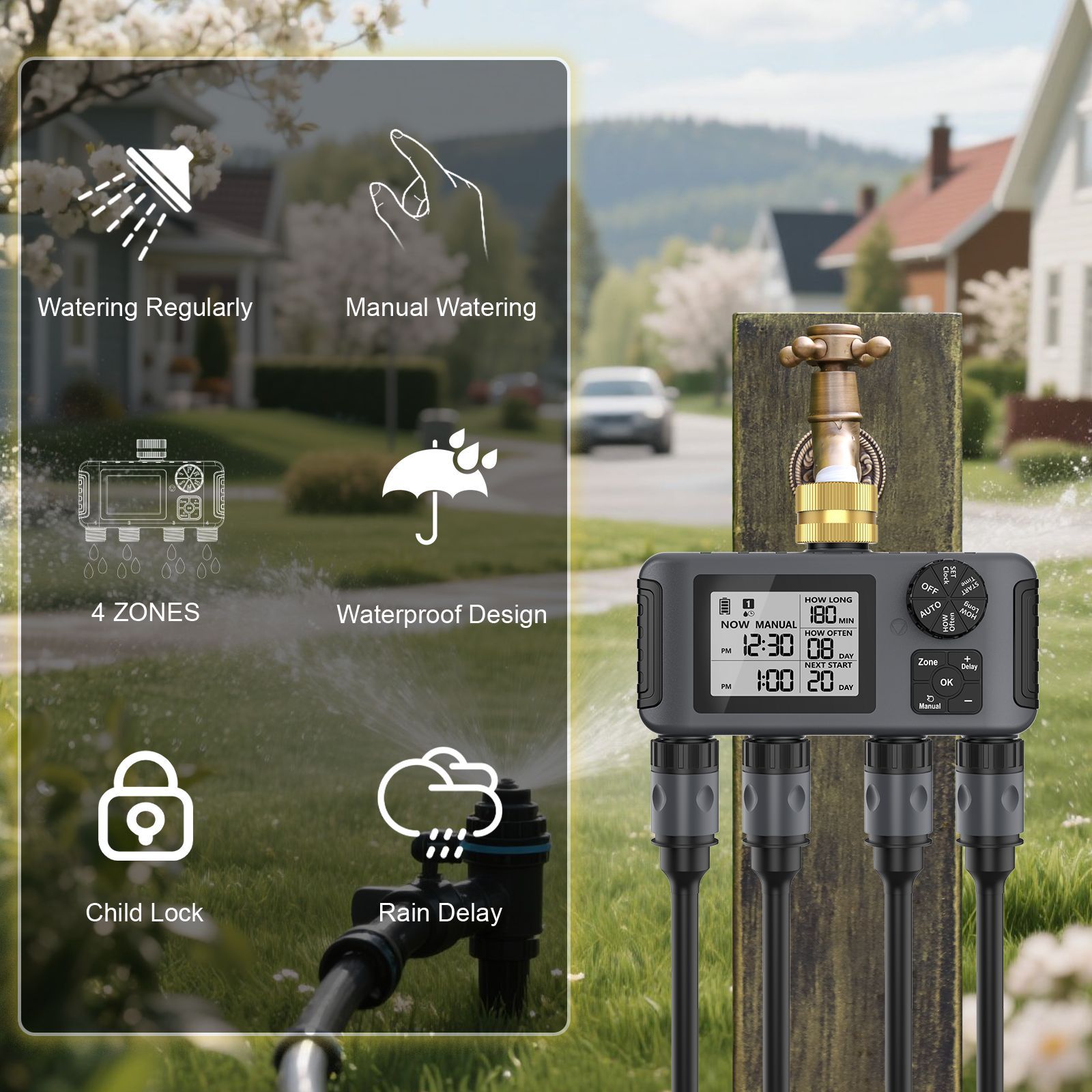 New outdoor intelligent sub-co - Automatic Watering review and price