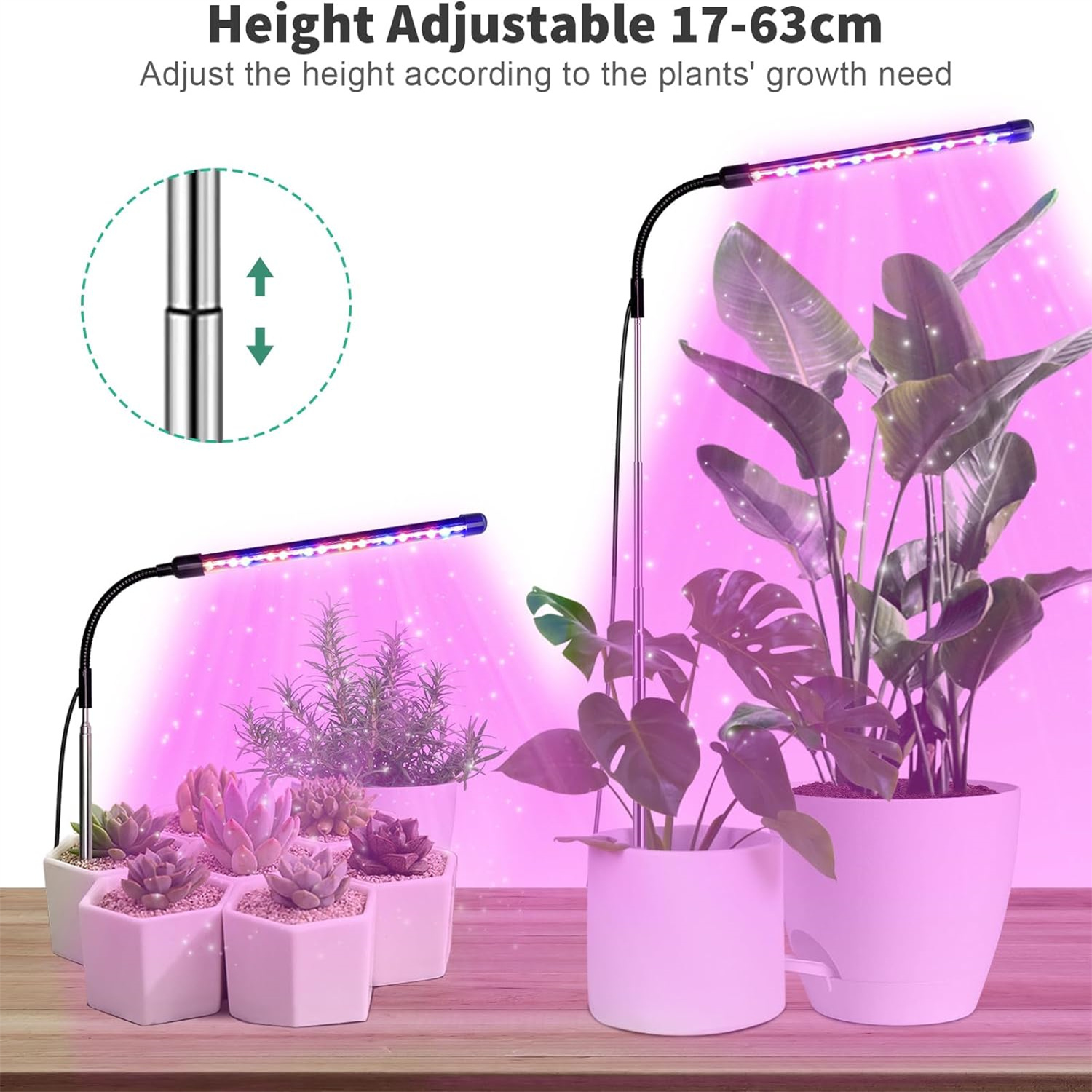 3Colors USB Grow Lamp Plant Fu - Plant Grow Light Full Spectrum review and price