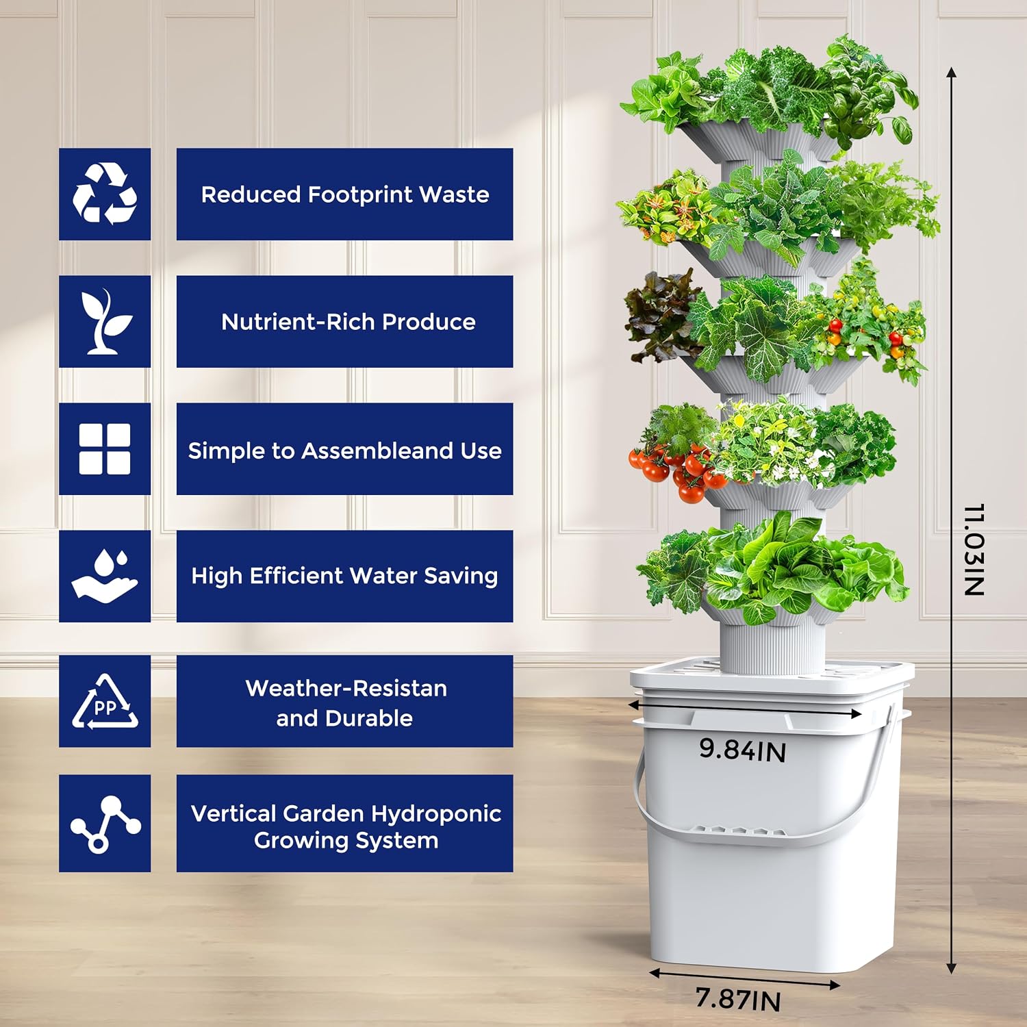 Hydroponics Growing System Kit - Hydroponic Tower review and price