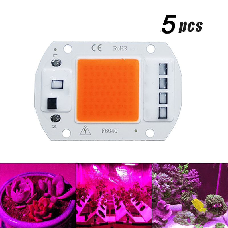 5Pcs LED Grow COB Light Chip F - Plant Grow Light Full Spectrum review and price