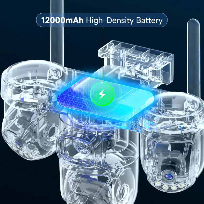 15MP 8K 3 PTZ Triple Screen 6  - Garden Camera review and price
