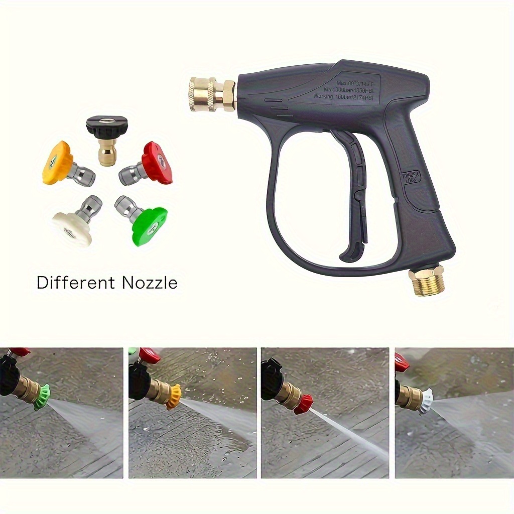 High Pressure Car Wash Gun,5 C - Smart Garden Kit review and price