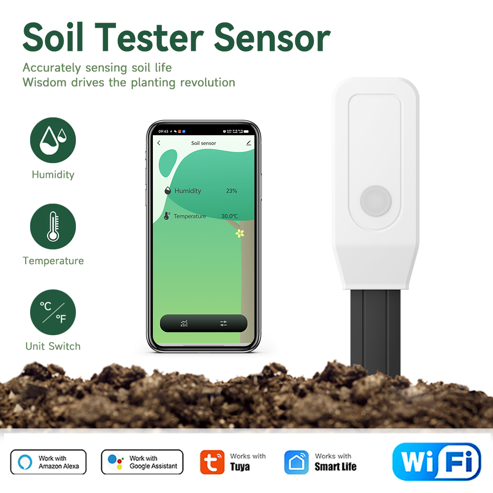 Tuya Smart WiFi Soil Tester Te - Plant Sensor review and price