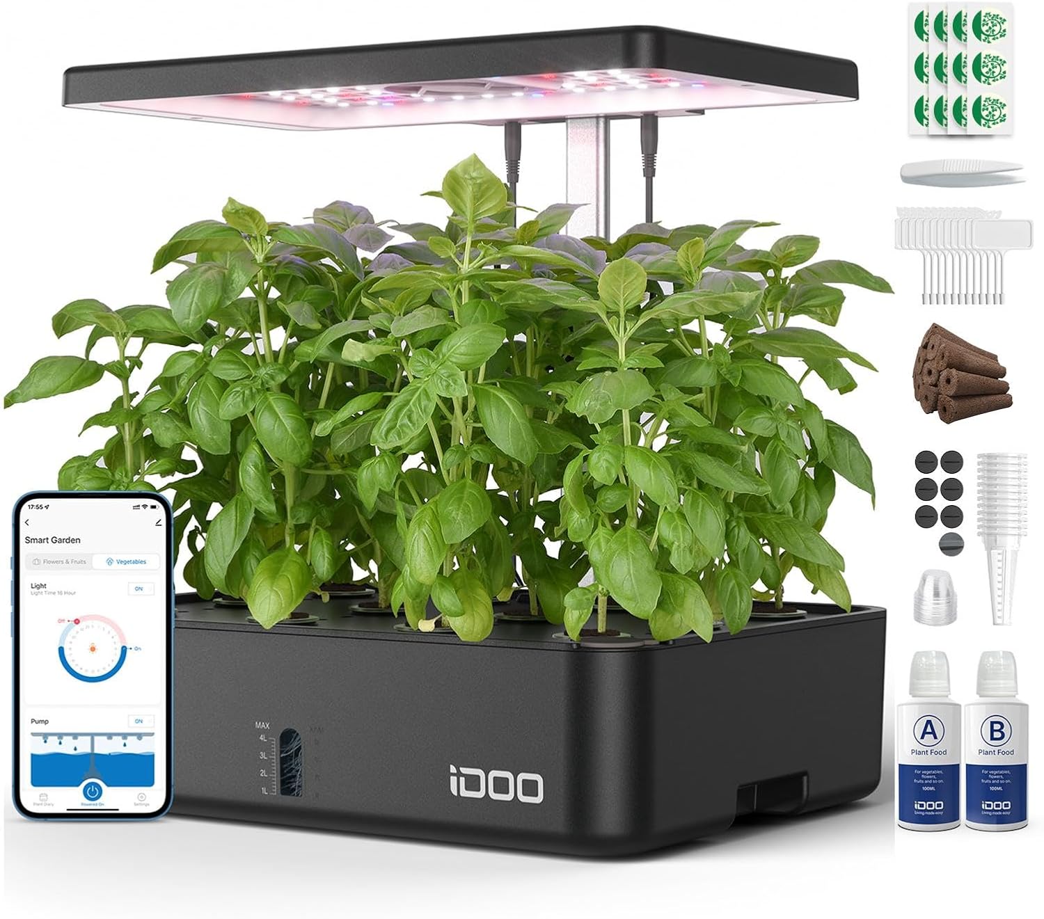 12 Pods WiFi Hydroponics Growi - Hydroponic Grow Pod review and price