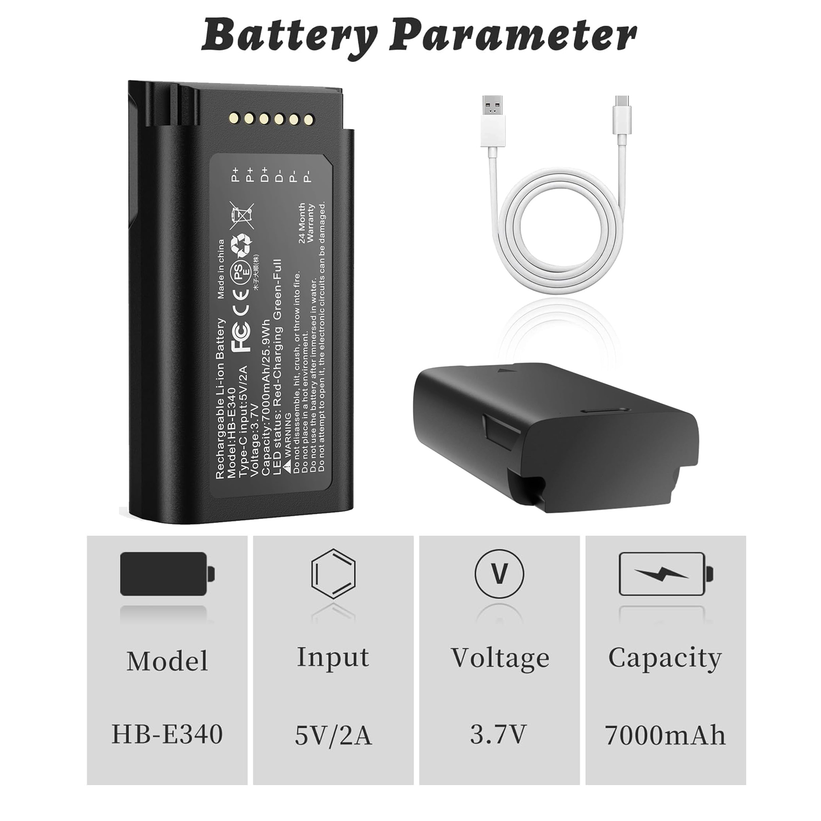7000mAh Rechargeable Lithium B - Eufy Camera S340 review and price
