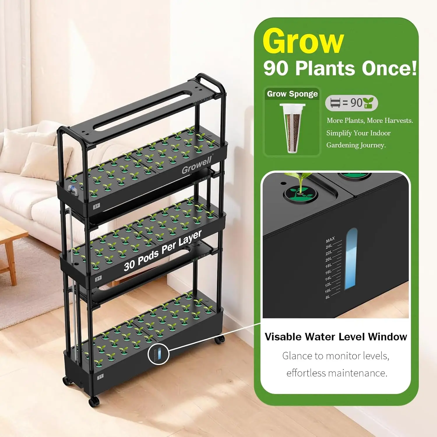 Large Hydroponics Growing Syst - Hydroponic Grow Pod review and price