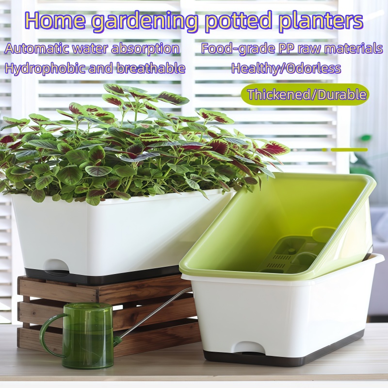 Widened Self Watering Planter  - Self Watering Planter review and price