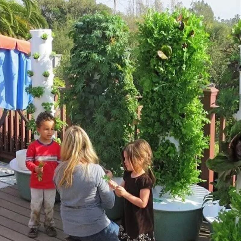 Vertical Hydroponic Grow Tower - Hydroponic Tower review and price